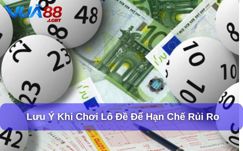 Cách chia vốn chơi lô đề hiệu quả để hạn chế rủi ro tài chính Không nên vay mượn tiền khi chơi lô đề