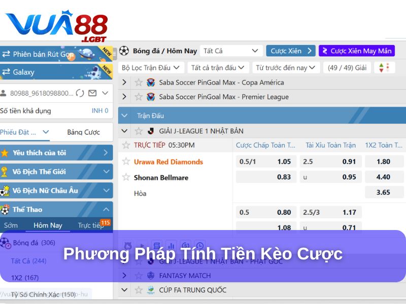 Kèo bóng đá 3/4, 0.5 và 1.25 – Cách Chơi, Mẹo Cược Hiệu Quả Phương pháp tính tiền kèo cược