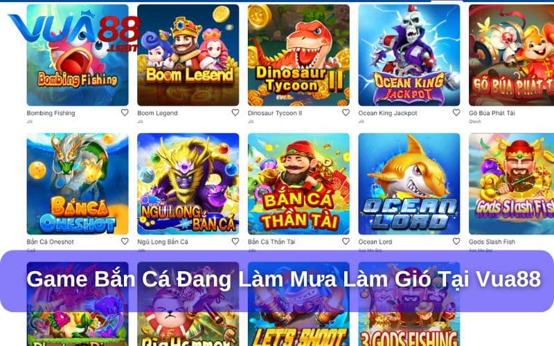 Review Top 5 Game Bắn Cá Hot Nhất – Trải Nghiệm Săn Mồi Tại Vua88 Review top 5 game bắn cá hot nhất hiện nay tại Vua88